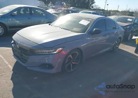 2022 Honda Accord Sport from USA, damaged, VIN 1HGCV1F33NA084288